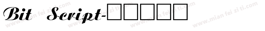 Bit Script字体转换